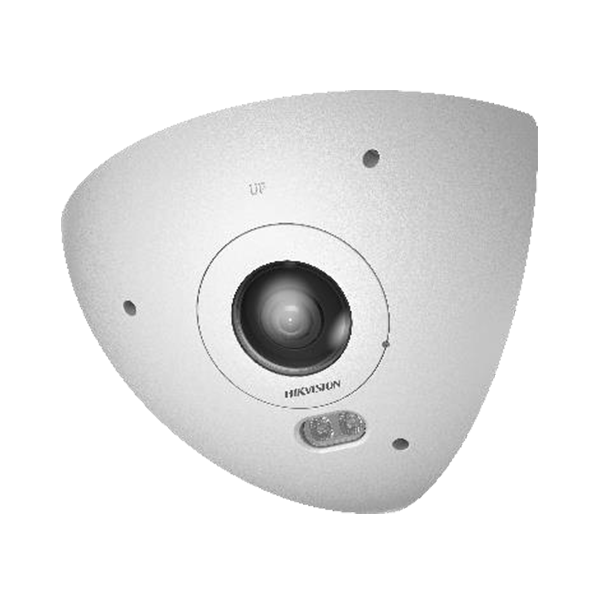 Hikvision DS-2CD6W45G0-IVS(2mm) anti-ligature fisheye network camera with audio/alarm